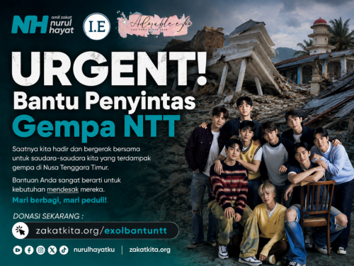 EXO-L Bantu Penyintas Gempa NTT