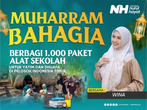 Sedekah Alat Sekolah Yatim Bersama Wina